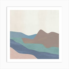 Abstract Landscape Painting 1 Art Print