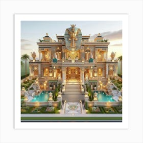 Egyptian Palace Art Print