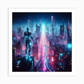 Futuristic Cityscape 26 Art Print