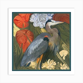 Blue Heron 7 Art Print