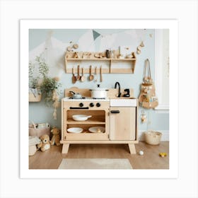 Wooden Play Kitchen (2) 2024 05 17t210732 Art Print