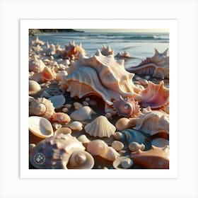 Sea shells 2 Art Print