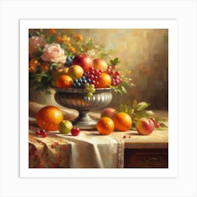 Fruit In A Bowl 1 Art Print