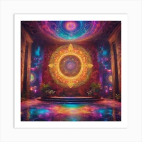 Psychedelic Temple Art Print