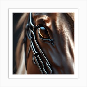 Horse Portrait Art Print