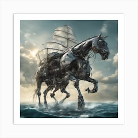 Steampunk Horse Art Print