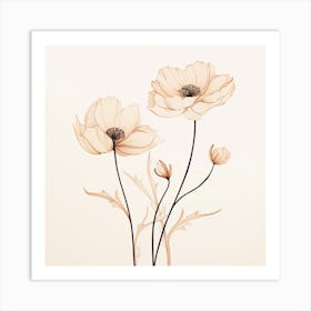 Poppy Flowers 2 Art Print