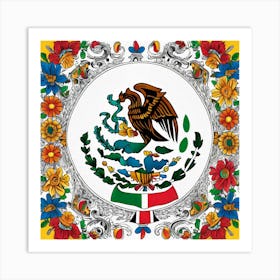 Mexico Flag 1 Art Print