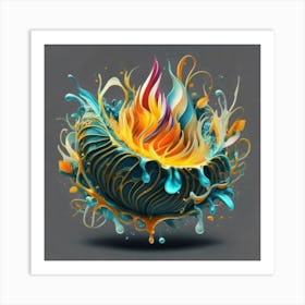 Abstract Painting  Art Print