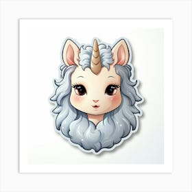 Unicorn Sticker 21 Art Print