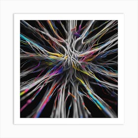 Brain - Abstract Art Art Print