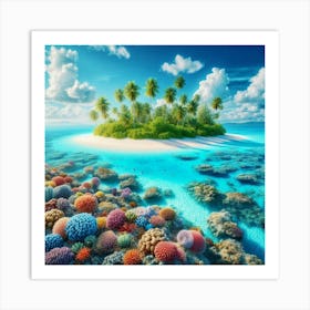 Coral Reef 3 Art Print