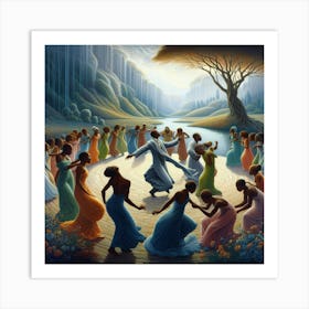 Dance Of The People 2 Art Print