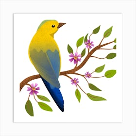 bird on the tree Art Print