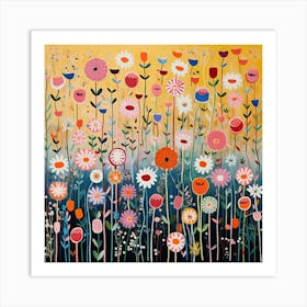 Flower Garden Art Print