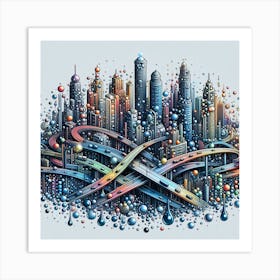 Cityscape Art Print