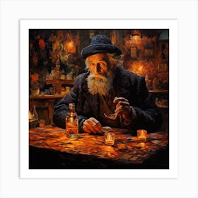 Man At The Bar Art Print