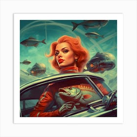 Sexy Fish 1 Art Print