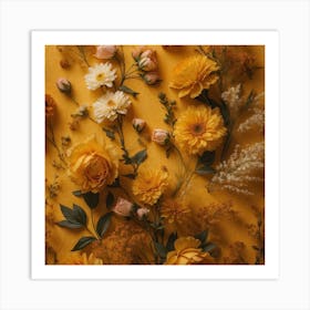 Yellow Flowers Art Print