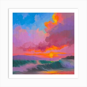 Warm Sunset Art Print