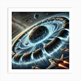 Gravity Harbinger Magnetic Fields Converted Art Print