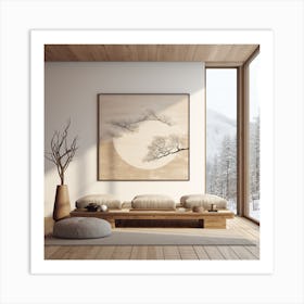 Asian Living Room Art Print