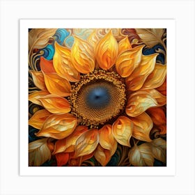 Sunflower 7 Art Print