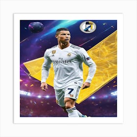 Ronaldo Soccer Player Art Print