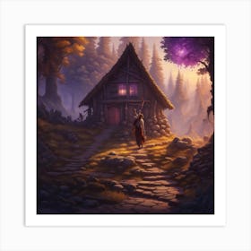 House In The Forest Art Print