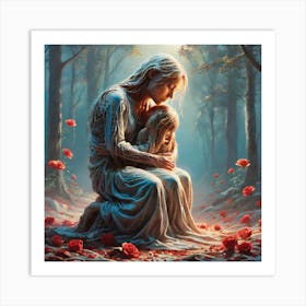 Mother Of Roses Art Print