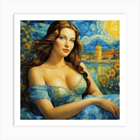 Starry Night ghh Art Print