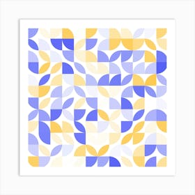 Abstract Geometric Pattern 12 Art Print