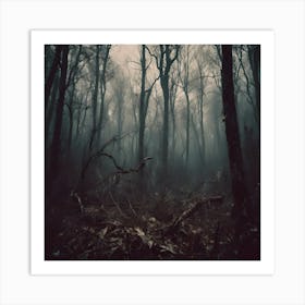 Dark Forest Art Print