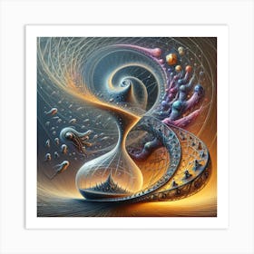 Creation loop Art Print