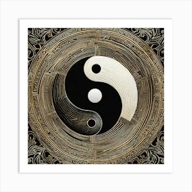 Yin Yang 52 Art Print