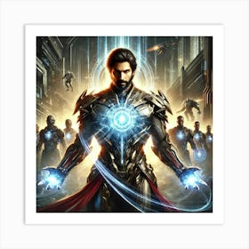 Icarion Sorath Ashheart Leadership Aura Sci Fi Art Print