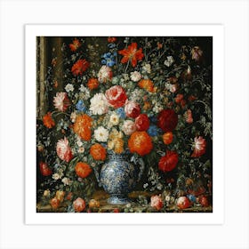 Vase Of Flowers Art Print