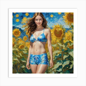 Sunflowers gd Art Print