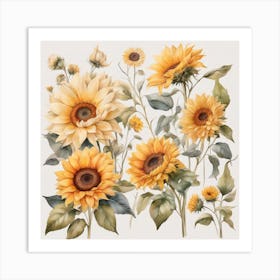 Sunflowers Art Print