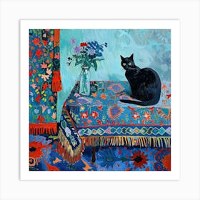 Fauve Cat Art Print