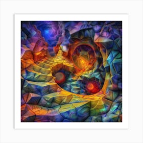 Abstract Fractal Art 1 Art Print