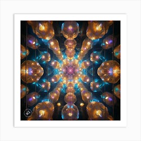 Psychedelic Spheres Art Print