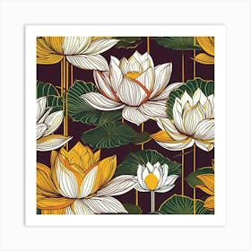 Lotus Flower 104 Art Print