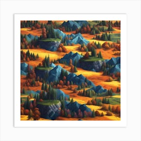 Autumn Landscape Art Print