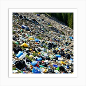 Garbage In The Mountains 10 Art Print