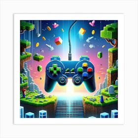 Mario Bros ps4 Art Print