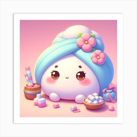 A cute spa Art Print