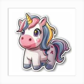 Unicorn Sticker 143 Art Print