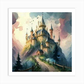 Fairytale Castle Art Print