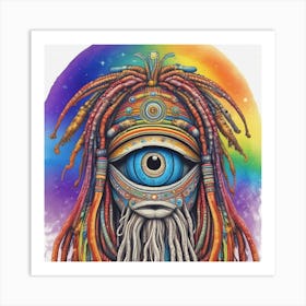 Eye Of The Psychedelic Art Print